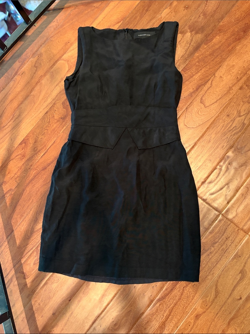 Alexander Wang Black Sleeveless Cocktail Mini Dress Size 6